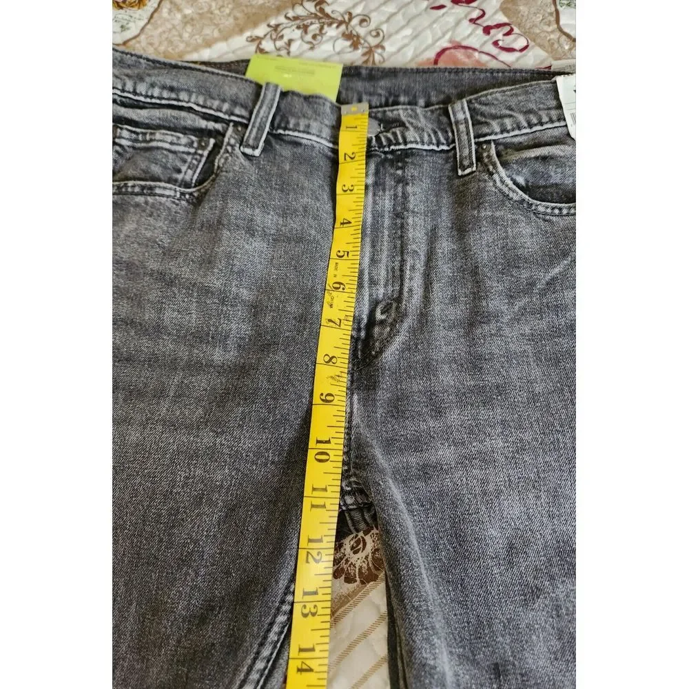 Levi's 510 Skinny Jeans Pants Mens Denim Stretch Black‎ Wash original Size 33×34